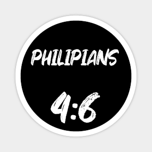 Philippians 4:6 Bible Verse Text Magnet